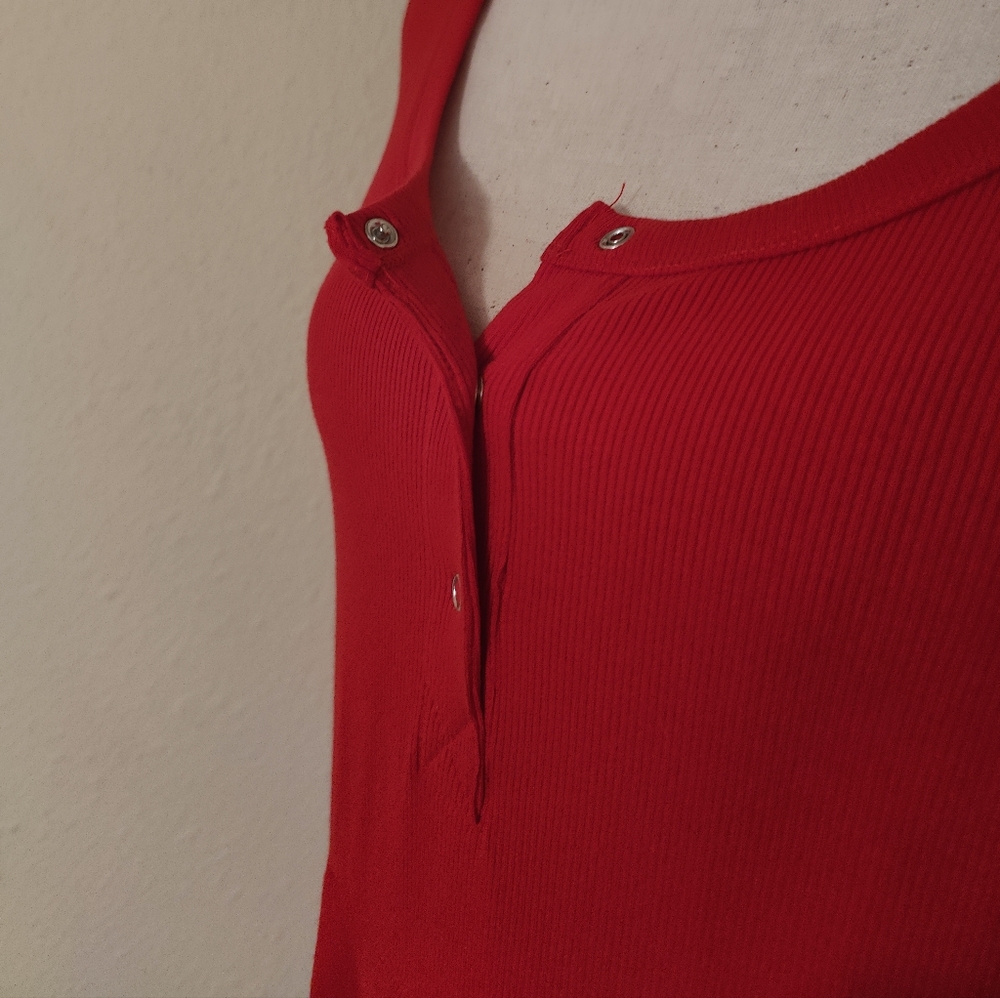 Torrid Red Henley Dress - Picture 4 of 5
